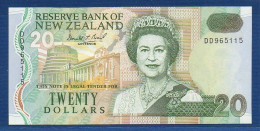 NEW ZEALAND  - P.183 – 20 Dollars ND (1994) UNC, S/n DD965115 - Nueva Zelandía