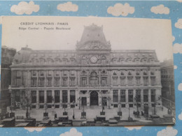 CREDIT LYONNAIS PARIS Siege Central Façade Boulevard - Banques