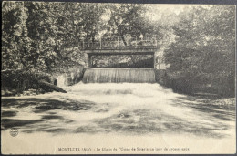 Montluel Le Glacis De L'Usine De Soierie Un Jour De Grosses Eaux - Montluel