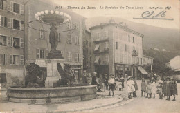 D6982 Morez Du Jura La Fontaine Des Trois Lions - Morez