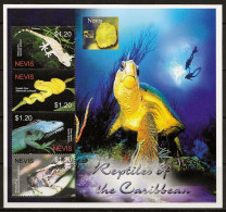 NEVIS - REPTILES - N° 1802 A 1805 - NEUF** MNH - Andere & Zonder Classificatie