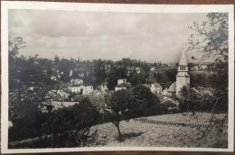 Cpsm 24 Dordogne, Ribérac, Vue Générale, éd René, Cachet Foire Exposition De Bergerac1950 - Riberac