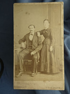 Photo Cdv Jamin à Paris - Couple, Ca 1875 L431 - Old (before 1900)