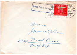BRD 1963, Landpost Stpl. 8851 NEUKIRCHEN Auf Brief M. 20 Pf.  - Colecciones