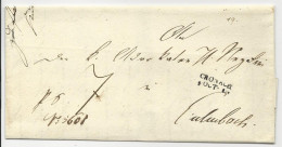 Bayern 1832, L2 Cronach (Kronach) Auf Kpl. Brief N. Kulmbach. #2253 - Covers & Documents