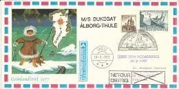 Österreich Grönland 1977, Polar Arktis Schiffspost Brief M. Graz Eisbär Stempel. - Andere & Zonder Classificatie