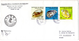 Djibouti Antarktis 1984, 3 Marken Auf Marion Dufresne Brief M. Unterschrift - Other & Unclassified