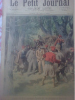 L Petit Journal 196 Brigant Capture Français Sardaigne Affiche Chemin Fer Orléans Pyrénées Biarritz Cyclisme Aérostation - Tijdschriften - Voor 1900