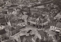 Delcampe - REMALARD VUE AERIENNE LA PLACE LE CENTRE - Remalard