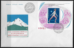 ROUMANIE - GYMNASTIQUE - ENVELOPPE 1ER JOUR - BF 137A - NEUF** MNH - Gymnastique