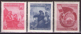 Yugoslavia 1949 - 5th Anniversary Of Macedonia, Mi 572-574 - MNH**VF - Nuevos