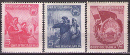 Yugoslavia 1949 - 5th Anniversary Of Macedonia, Mi 572-574 - MNH**VF - Nuovi