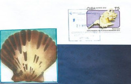 Timbre Coquillage : "Murex Beaui"  Sur Lettre Cienfuegos (Cuba) - Conchas