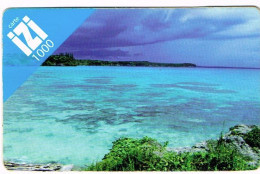 Nouvelle Caledonie Caledonie Telecarte Phonecard Prepayee IZI 1000 Francs PLAGE LAGON Ex 2011 Ut BE - Nieuw-Caledonië