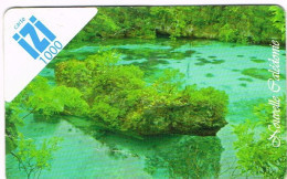 Nouvelle Caledonie Caledonie Telecarte Phonecard Prepayee IZI 1000 Francs Paysage Lagon Recif Ex 2015 Ut BE - Neukaledonien