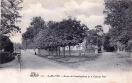 77 - Seine Et Marne -  MARLOTTE -  Route De Fontainebleau Et Le Chemin Vert - Sonstige & Ohne Zuordnung