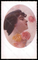 Artist Signed Illustratori Pagnotta Glamour Lady Flowers Serie 1002 Pc VK6096 - Sonstige & Ohne Zuordnung