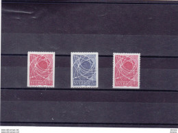 SUEDE 1968 HAUTES ECOLES POPULAIRES Yvert 597-598 + 597a, Michel 614-615 NEUF** MNH Cote 5,30 Euros - Nuevos