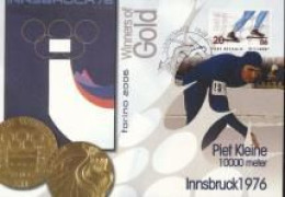 Netherlands 2012, Olympic Games Winners, Innsbruck, Skating, Special Cover - Hiver 1964: Innsbruck