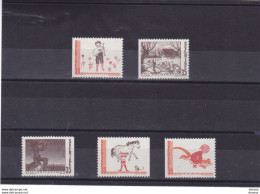 SUEDE 1969 NOËL Yvert 636-640 NEUF** MNH Cote : 12,50 Euros - Ungebraucht