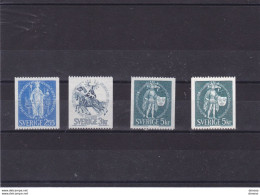 SUEDE 1970 SCEAUX Yvert 652-654 + 654a NEUF** MNH Cote 12,30 Euros - Ongebruikt