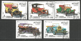 Afghanistan 1989 Year , Used Stamps Set Cars - Afghanistan