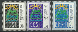 Estonia 1993 Mint Stamps MNH (**)  Mich.# 200-202 - Estonia