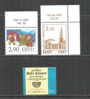 Estonia 1997 Mint Stamps MNH (**) Mich.#  311-313 - Estonia