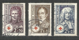 Finland 1936 Used Stamps Set Mi. 194-196 - Oblitérés