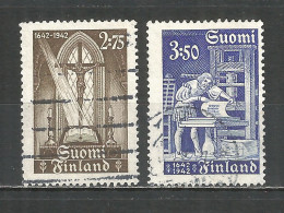 Finland 1942 Used Stamps Set Mi. 267-268 - Oblitérés
