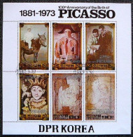 (dcth-203)    N Korea    Mi Nr.  Bloc 112   Picasso - Korea (Noord)
