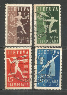 Lithuania 1938 Used Stamps  Set - Lituanie