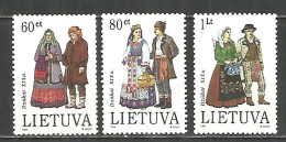 Lithuania 1993 Mint Stamps MNH (**)  National Costumes - Lituanie