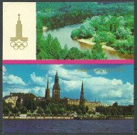 RUSSIA Latvia 1978 Special Matchbox Label 93x93 Mm (catalog # 374) - Cajas De Cerillas - Etiquetas