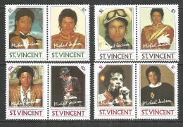 Saint Vincent 1985 Mint Stamps MNH(**) Michael Jackson - St.Vincent (1979-...)