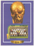 Saint Vincent 1986 Mint Block MNH (**) Mexico'86 Football - St.Vincent (1979-...)