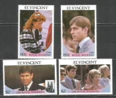 Saint Vincent 1986 Mint Stamps MNH(**) Famous People Royals - St.Vincent (1979-...)