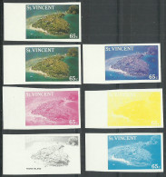 Saint Vincent 1988 Mint Stamps MNH(**) Proof. Color - St.Vincent (1979-...)