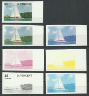 Saint Vincent 1988 Mint Stamps MNH(**) Proof. Color - St.Vincent (1979-...)