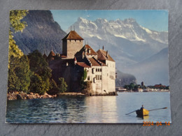 LAC LEMAN  CHATEAU DE CHILLON ET DENTS DU MIDI - Veytaux