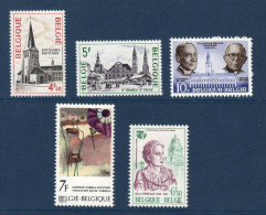 Belgique, België, **, Yv 1763 à 1767, Mi 1824 à 1828, SG 2394 à 2398, - Unused Stamps