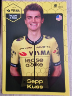 Card Sepp Kuss - Team Visma-Lease A Bike - 2024 - Cycling - Cyclisme - Ciclismo - Wielrennen - Cyclisme