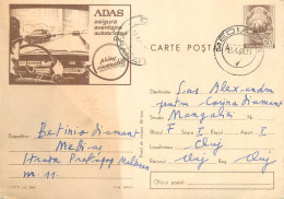 Postal Stationery Postcard Romania ADAS Asigurari - Romania