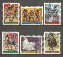 Guinea 1966 Year , Used Stamps Set  - Guinée (1958-...)