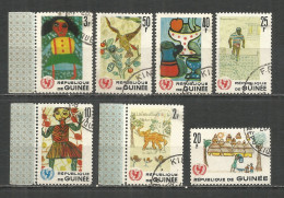 Guinea 1966 Year , Used Stamps Set  - Guinée (1958-...)
