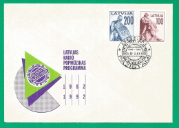 Latvia Mint Cover 1992 Year Radio Program - Letonia