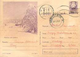 Postal Stationery Postcard Romania Peisaj De Iarna - Roemenië