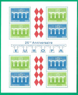 Monaco 1984 Year., S/S Block Mint MNH (**) - EUROPA CEPT - Blocks & Sheetlets