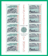 Monaco 1987 Year., S/S Block Mint MNH (**) - EUROPA CEPT - Blokken