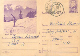 Postal Stationery Postcard Romania Peisaj De Iarna - Roumanie